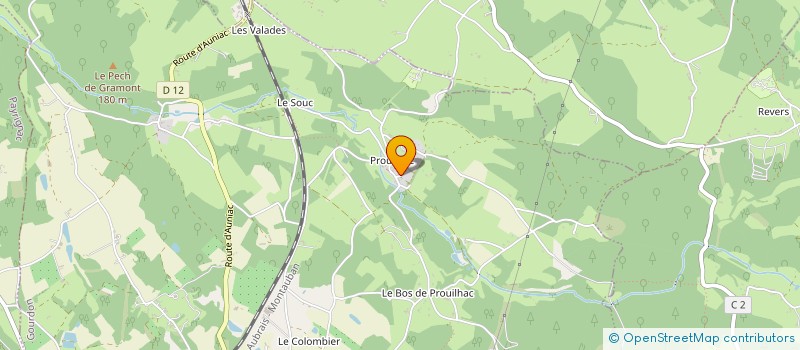 localisation de l'entreprise SCI FUNE BOURIANE  GOURDON