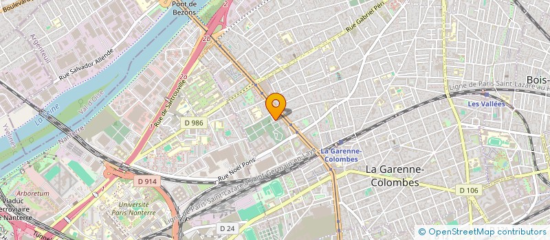 localisation de l'entreprise SCI FUNEMARBRE à COLOMBES