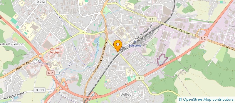 localisation de l'entreprise SCI FUNERAIRE DE BELLEU  PARIS