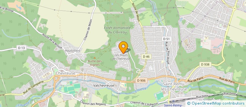 localisation de l'entreprise SCI FUNERAIRE VANDYCKE  CHEVREUSE