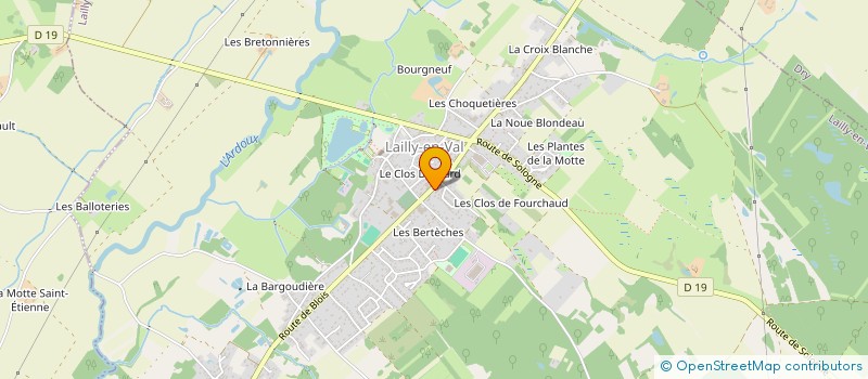 localisation de l'entreprise SCI FUNERARIUM DE LAILLY EN VAL  SAINT-CYR-EN-VAL