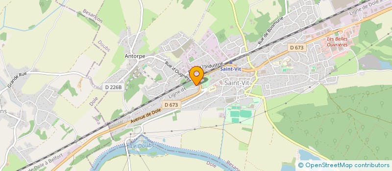 localisation de l'entreprise SCI FUNESEB  SAINT-VIT