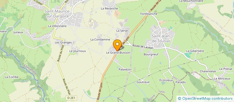 localisation de l'entreprise SCI FUNGI GROWERS & HERBORISTS  CHABANIERE