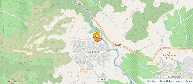 localisation de l'entreprise SCI FUNKY  CREISSAN