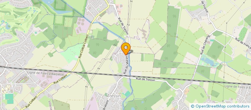 localisation de l'entreprise SCI FUNKY  TRESSIN