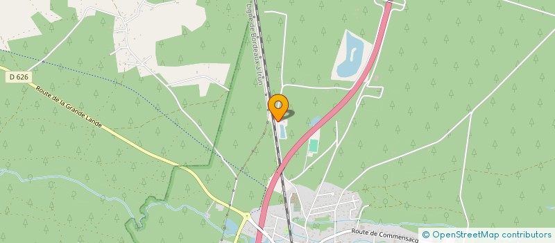 localisation de l'entreprise SCI FUNNY  LABOUHEYRE