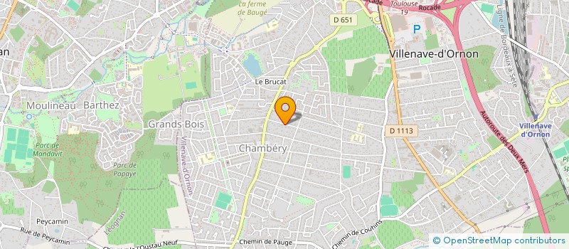 localisation de l'entreprise SCI FUNTIS  VILLENAVE-D'ORNON