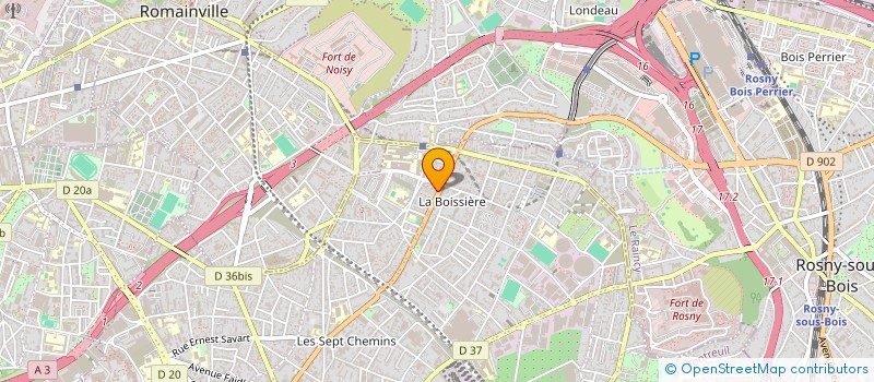 localisation de l'entreprise SCI FUOA à MONTREUIL