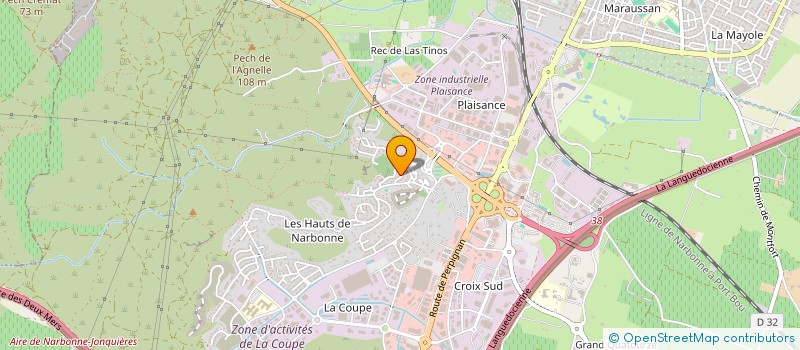 localisation de l'entreprise SCI FURE  NARBONNE