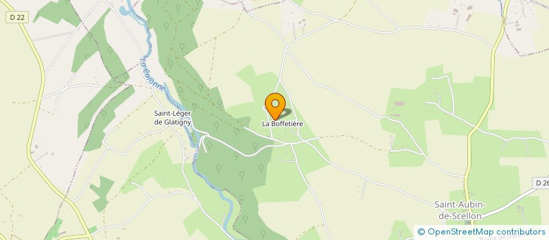 localisation de l'entreprise SCI FURET  THIBERVILLE