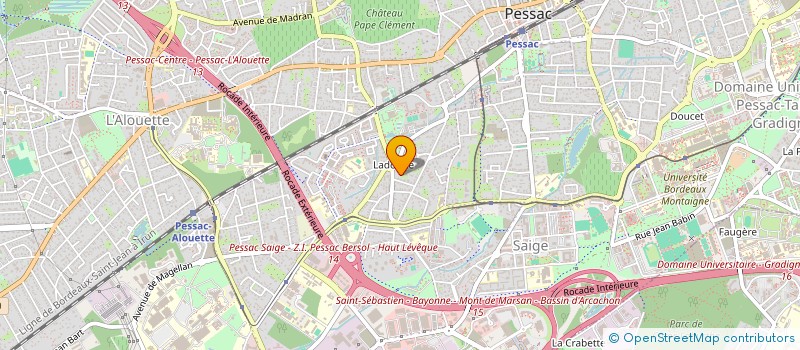 localisation de l'entreprise SCI FURI  PESSAC