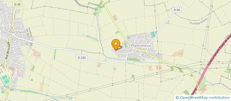 localisation de l'entreprise SCI FURION 2022  TRUCHTERSHEIM