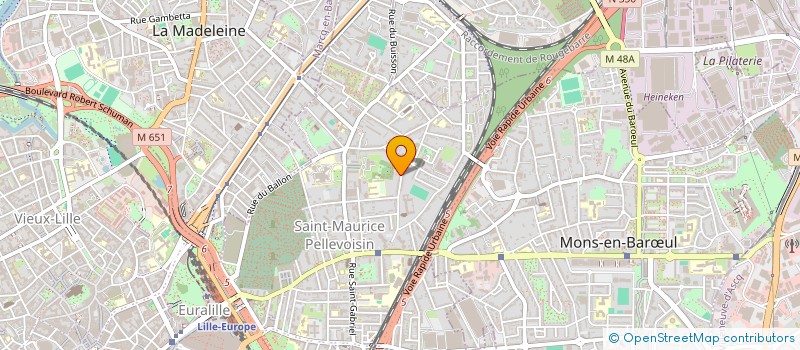 localisation de l'entreprise SCI FUSAIN à LILLE