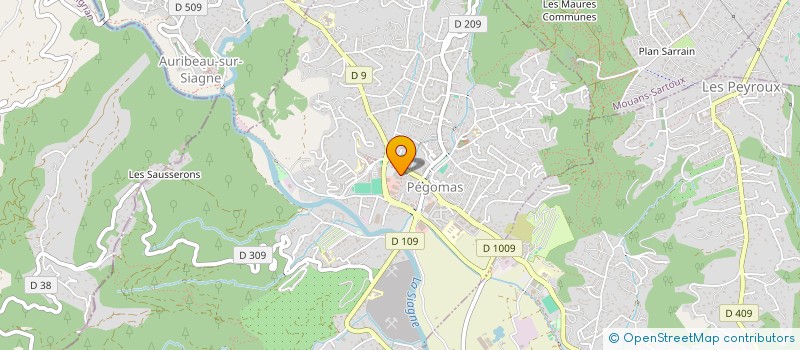 localisation de l'entreprise SCI FUSARI  PEGOMAS