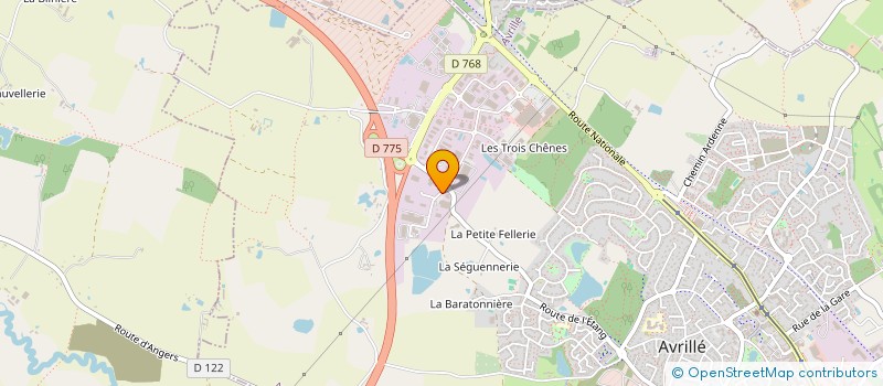 localisation de l'entreprise SCI FUSELLIER à AVRILLE