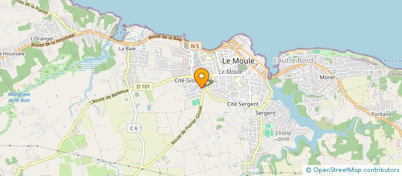 localisation de l'entreprise SCI FUSHIGI à LE MOULE