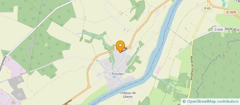 localisation de l'entreprise SCI FUSICANTE à LAGNIEU