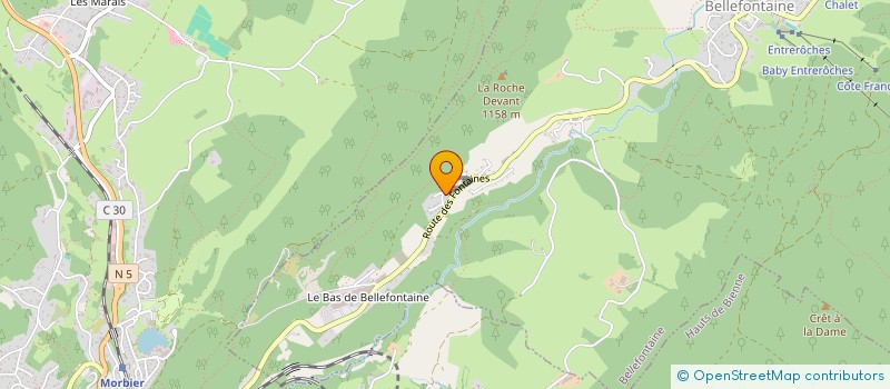 localisation de l'entreprise SCI FUSILIER LJE  LONGCHAUMOIS