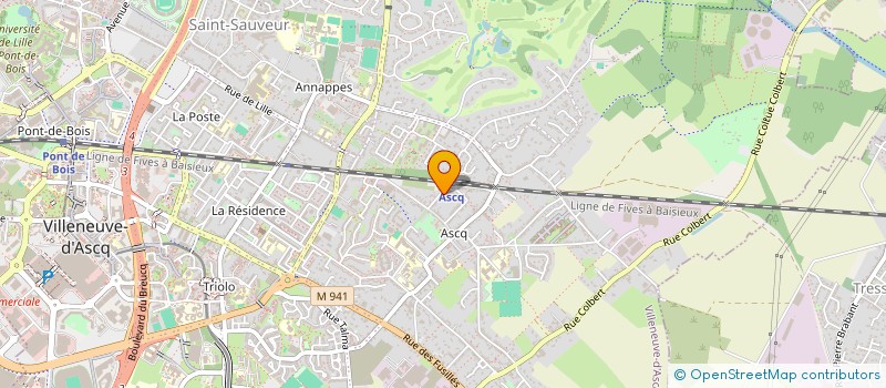 localisation de l'entreprise SCI FUSILLES COMMERCIAL à VILLENEUVE-D'ASCQ