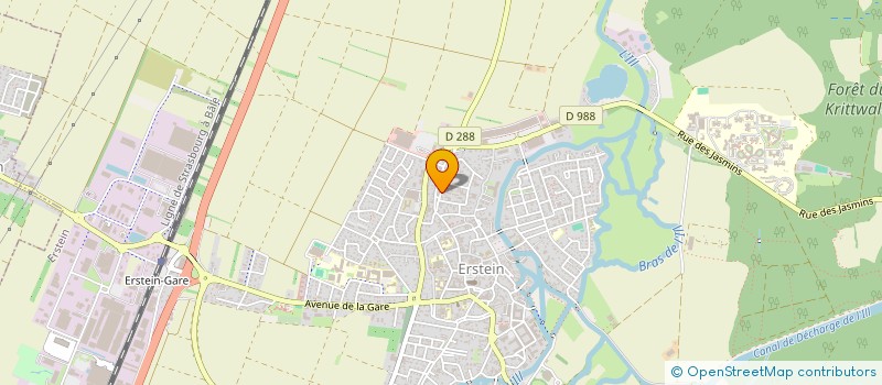 localisation de l'entreprise SCI FUSION  ERSTEIN