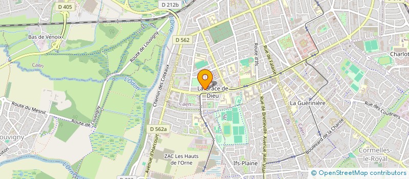 localisation de l'entreprise SCI FUSION  CAEN
