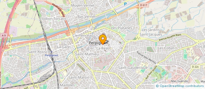 localisation de l'entreprise SCI FUSTERIE à PERPIGNAN