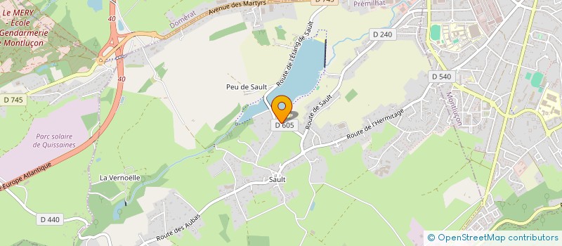 localisation de l'entreprise SCI FUSY à PREMILHAT