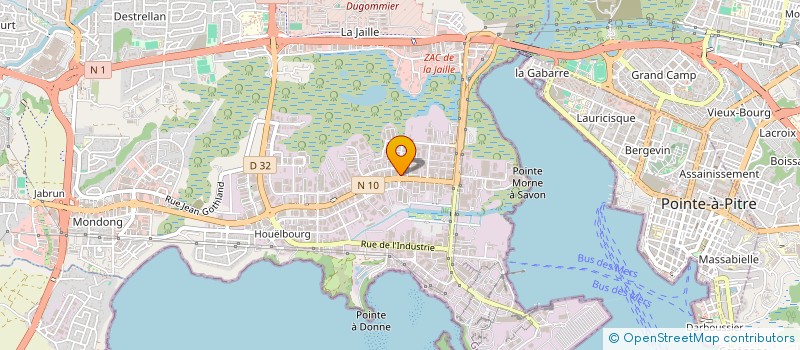localisation de l'entreprise SCI FUTUR  BAIE-MAHAULT