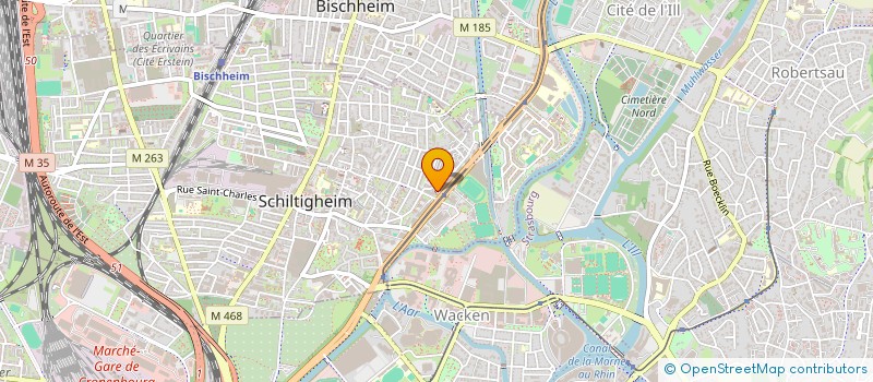 localisation de l'entreprise SCI FUTUR  SCHILTIGHEIM