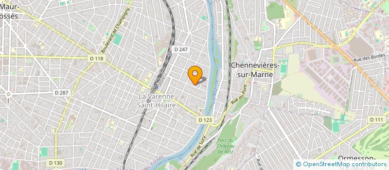 localisation de l'entreprise SCI FUTUR  SAINT-MAUR-DES-FOSSES