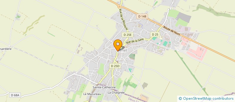 localisation de l'entreprise SCI FUTUR ANTERIEUR  BENET