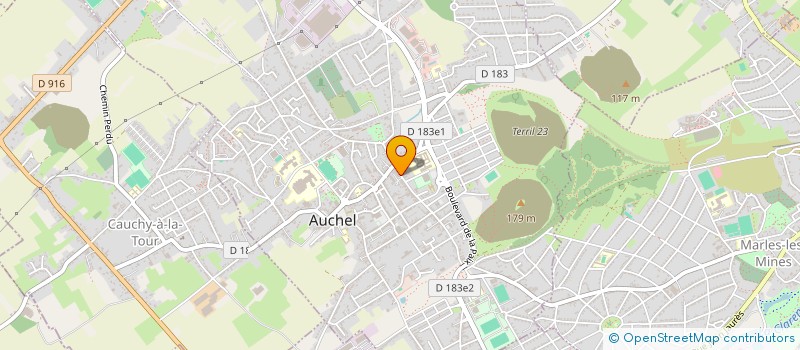 localisation de l'entreprise SCI FUTUR IMMO  AUCHEL