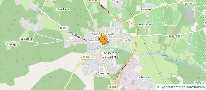 localisation de l'entreprise SCI FUTUR SIMPLE  SAINT-LAURENT-MEDOC