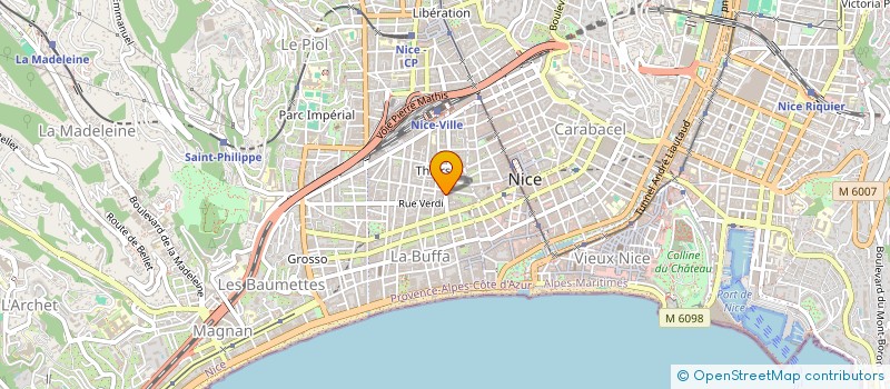 localisation de l'entreprise SCI FUTURA 2003 à NICE