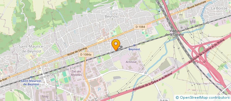 localisation de l'entreprise SCI FUTURA à BEYNOST