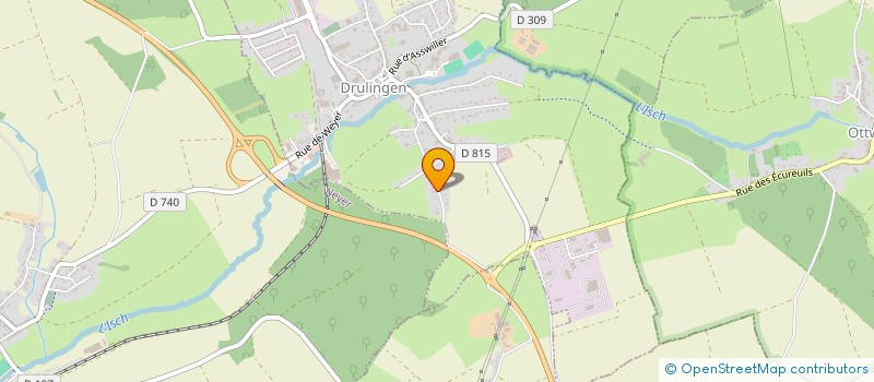 localisation de l'entreprise SCI FUTURALE  DRULINGEN