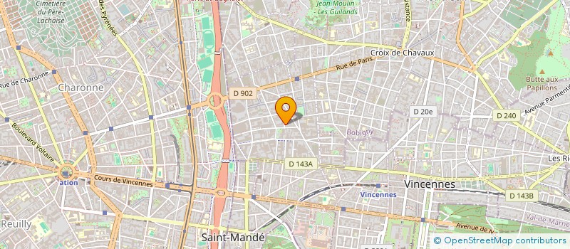 localisation de l'entreprise SCI FUTURE à MONTREUIL