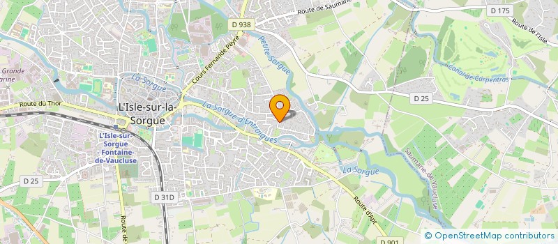 localisation de l'entreprise SCI FUTURIA  L'ISLE-SUR-LA-SORGUE