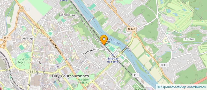 localisation de l'entreprise SCI FUTURIMMO à EVRY-COURCOURONNES