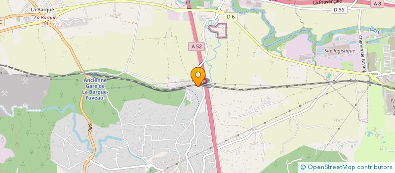 localisation de l'entreprise SCI FUVEAU USSON  FUVEAU