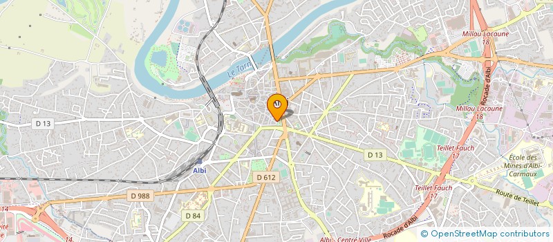 localisation de l'entreprise SCI FUVIES à ALBI