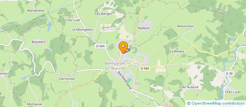 localisation de l'entreprise SCI FUXINGLU à BELLEGARDE-EN-MARCHE