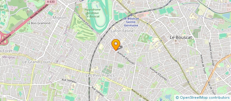 localisation de l'entreprise SCI FUZE  LE BOUSCAT