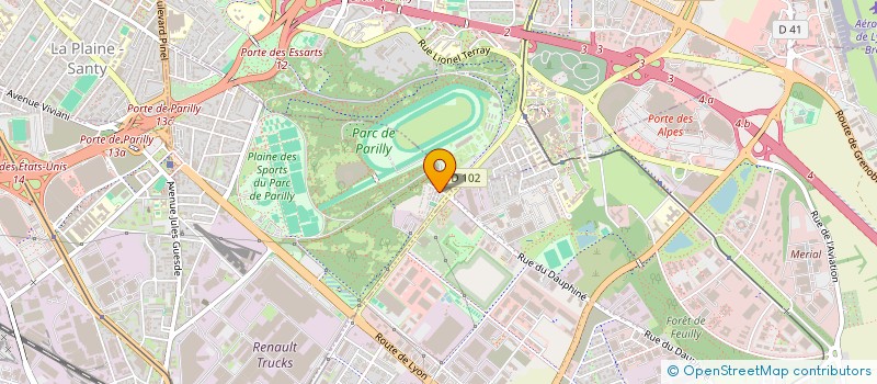 localisation de l'entreprise SCI FUZIER  VENISSIEUX