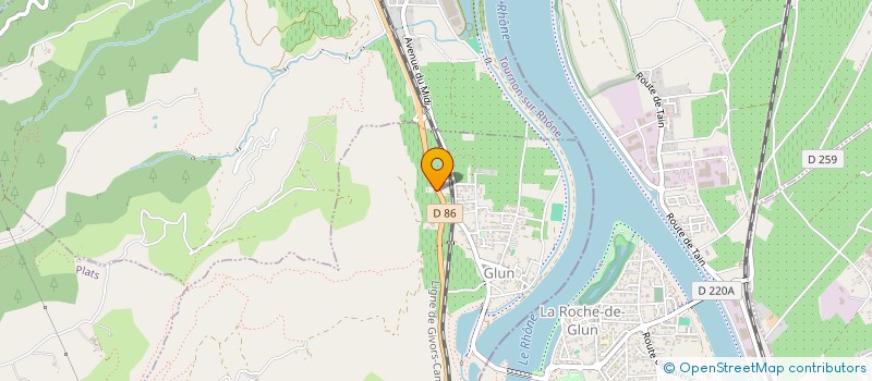 localisation de l'entreprise SCI FV CETTIER  GLUN