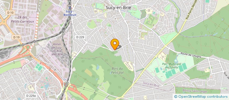 localisation de l'entreprise SCI FVBMJ  SUCY-EN-BRIE