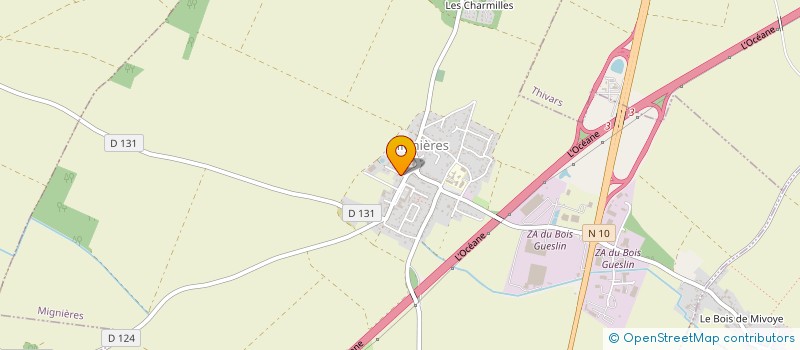 localisation de l'entreprise SCI FVCV à MIGNIERES