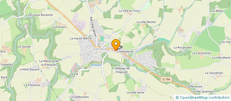 localisation de l'entreprise SCI FVMPSN  CORSEUL