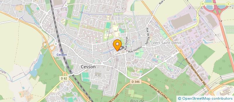 localisation de l'entreprise SCI FWS  VERT-SAINT-DENIS