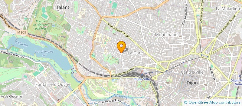 localisation de l'entreprise SCI FXBC à DIJON